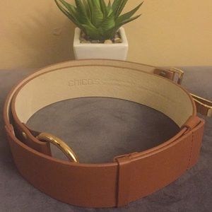 Authentic chico’s Brown/Cognac Leather Belt